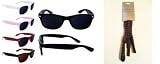 Vintage Wayfarer Dark Lens/Clear Lens Style Sunglasses