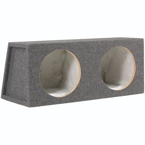 Scosche SE152CC 15-Inch Dual Subwoofer Enclosure (Grey/Black)