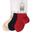 Under the Nile Organic Cotton Trouser Socks - Natural, Navy or Red - NB-12M (NB, Navy)