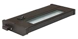 American Lighting 043L-8-DB 8-Inch LED Dimmable Under Cabinet Lighting, Dark Bronze