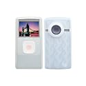 Silicone Skin Case for Pure Digital Flip Ultra HD Video Digital Camcorder - Colour : White/Clear - AAA Products