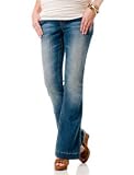Motherhood Maternity: Wallflower Secret Fit Belly(tm) Embellished Pocket Skinny Flare Maternity Jeans