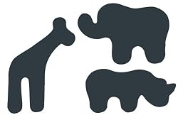 Wallcandy Arts Chalkboard Animals - 1 Kit