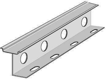 ABB Entrelec XUS001737 30 Deg, High Din Rail 1 Meter Aluminum