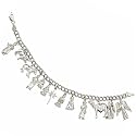 14kt White Gold Nativity Bracelet