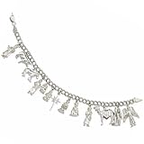 14kt White Gold Nativity Bracelet