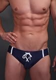 Tulio Football Lace-up Swimsuit - Navy