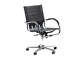 Chromus Managers compound black leather chair, EACH