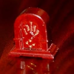 Dollhouse Miniature Artisan Handcarved Mahogany Radio