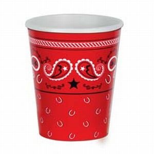 Bandana 9oz Hot/Cold Cups