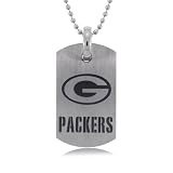 Green Bay Packers Pendant Sports Tag Necklace - NEW