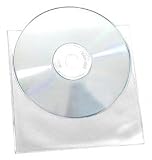 Neo Media 120 Micron Plastic CD/DVD Sleeves Pack of 100 Sleeves
