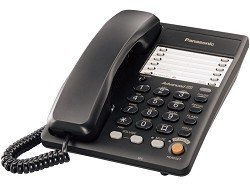 Panasonic KX-TS105B Integrated Business Corded Phone - Black