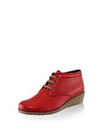 Esther Garcia Zapatos abotinados (Rojo)