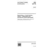 ISO 20176:2006, Road vehicles - H-point machine (HPM II) - Specifications and procedure for H-point determination