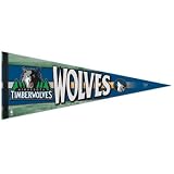 Minnesota Timberwolves Official Logo Full Size Premium Pennant