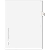 Avery Legal Dividers, Premium Individual Tab Titles, Letter Size, Side Tabs, #32, Pack of 25 (01032)