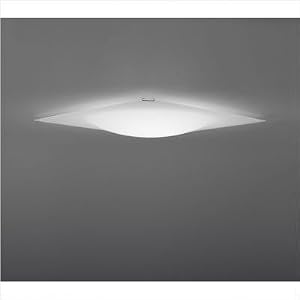 Quadra Ice Flat Wall or Ceiling Light in White Glass Light Bub Type: 1 Compact... by Vibia