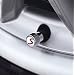 MINI Cooper S Clubman and Convertible "S" Valve stem caps - fits model years 2002 2003 2004 2005 2006 2007 2008 2009 and 2010