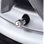MINI Cooper S Clubman and Convertible "S" Valve stem caps - fits model years 2002 2003 2004 2005 2006 2007 2008 2009 and 2010