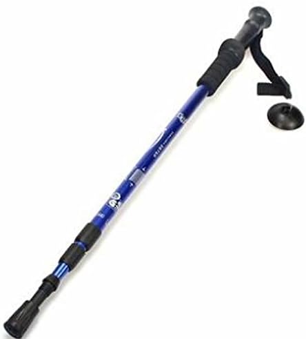 3-section Adjustable Canes Walking Hiking Sticks Trekking Pole Compass