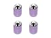 Search : Spider Black - Spiderman - Tire Rim Valve Stem Caps - Purple