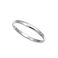 Plain Wedding band Ring - 2mm - Size 5