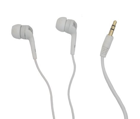 New Stereo Headset Hands-free Earphone with build-in Microphone for Apple iPhone, 3G - Compatible with iPod Touch, iPod Classic, iPod Nano 3G 2G 1G, iPod Shuffle and MP3 MP4 - White