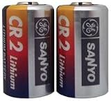 GE/Sanyo CR2 Photo Lithium Battery, 2-Pack
