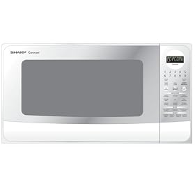 Sharp 1.4 cu.ft, 1100 watts - Model R420LW Family Size Microwaves