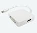 3 in 1 Mini DisplayPort to HDMI DVI DisplayPort Cable Adapter for Apple MacBook MacBook Pro MacBook Air 3 in 1 Mini DisplayPort to HDMI DVI DisplayPort Cable Adapter for Apple MacBook MacBook Pro MacBook Air
