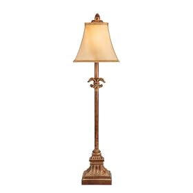 40"H Fleur De Lis Buffet Lamp By Vintage Verandah