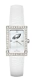 Philadelphia Eagles Ladies Allure Watch White Leather Strap