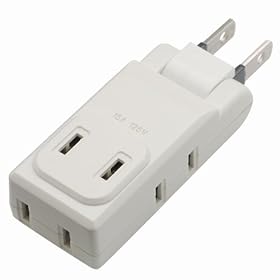 【クリックで詳細表示】Yazawa 極小コーナータップ 4個口 STCS154WH： パソコン・周辺機器