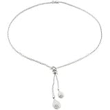 14K White Gold Diamond Necklace - 3.13 Ct.