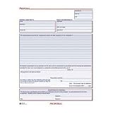 ABFD8118 - Proposal Book,Contractor Forms,2-Part,Perforated,Bound Top