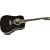 Rogue RA-100D Dreadnought Acoustic Guitar, Black
