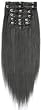 Lil Missy Clip in Hair Extensions - 18'' 1B Off Black