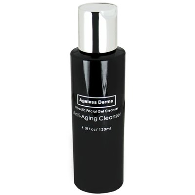 Ageless Derma Anti-aging Glycolic Facial Gel Cleanser 4oz