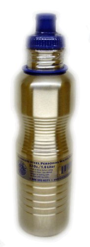 New Wave Enviro Stainless Steel Water Bottle (1-Liter)
