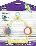 Vo-Toys Swing with Mirror Spinner Bird Toy