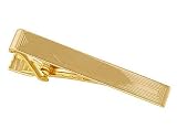 23kt. Gold Electroplated Engraved Tie Clip