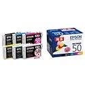 【エプソン純正インク】インクカートリッジ 6色セット IC6CL50