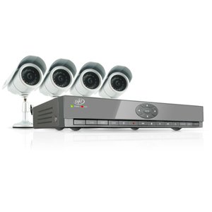SVAT CV502 4CH 002 Web Ready 4 Channel H.264 500GB HDD DVR Security System with Smart Phone Access and 4 Indoor/Outdoor Hi Res Night Vision CCD Surveillance Cameras