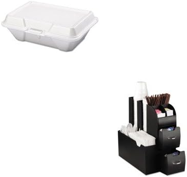 KITEMSCAD01BLKGPK20500 - Value Kit - Genpak Foam Carryout Containers (GPK20500) and Ems Mind Reader Llc Coffee Organizer (EMSCAD01BLK)
