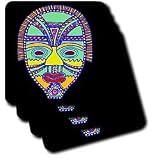 African Art - African Mask - Coasters