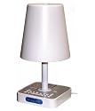 Elta 4567 Light`n Wake Wecker mit Wellness-Sounds (LCD-Anzeige) weiß/silber