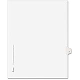 Avery Legal Dividers, Premium Individual Tab Titles, Letter Size, Side Tabs, #17, Pack of 25 (01017)