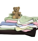 bella baby 1x1 Rib Reversible Blanket - Available in 6 Colors