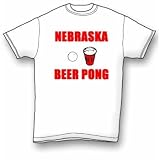 Nebraska Beer Pong T-Shirt Standard Cotton